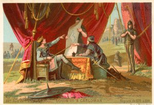 Lodewijk III en Carloman, koning der Franken